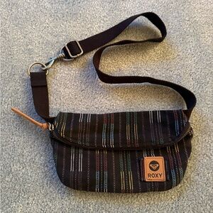 Roxy Black Bag with Colorful Stitching